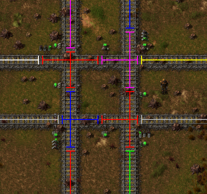 Friday Facts #198 - Rail segment visualisation | Factorio